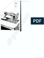 Pfaff 30 Sewing Machine Instruction Manual