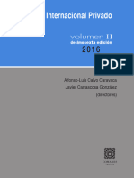Derecho Internacional Privado - Volumen 2