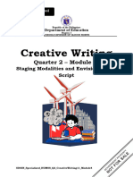 Humss - Creative Writing - Q2 - Mod7 - W4 - Staging Modalities and Envisioning The Script