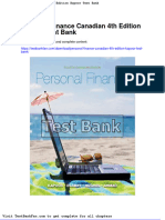 Dwnload Full Personal Finance Canadian 4th Edition Kapoor Test Bank PDF