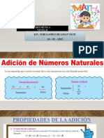 Adición de Números Naturales