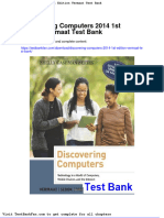 Dwnload Full Discovering Computers 2014 1st Edition Vermaat Test Bank PDF