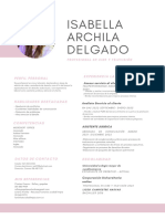 Isabella Archila Hoja de Vida PDF
