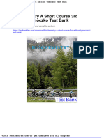 Dwnload Full Biochemistry A Short Course 3rd Edition Tymoczko Test Bank PDF
