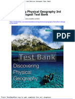 Dwnload Full Discovering Physical Geography 3rd Edition Arbogast Test Bank PDF