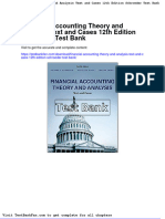 Dwnload Full Financial Accounting Theory and Analysis Text and Cases 12th Edition Schroeder Test Bank PDF