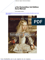 Dwnload Full Discovering The Humanities 3rd Edition Sayre Solutions Manual PDF