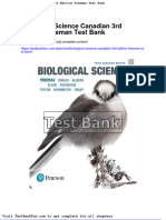 Dwnload Full Biological Science Canadian 3rd Edition Freeman Test Bank PDF