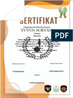 Desain Sertifikat Pramuka Gratis 1 Word Potrait