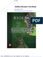 Dwnload Full Biology 4th Edition Brooker Test Bank PDF