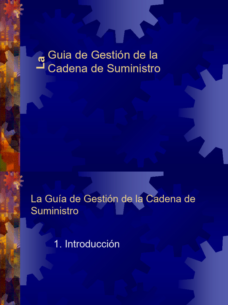 Gestión Eficiente de la Cadena de Suministro | PDF | Logística ...