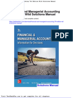 Dwnload Full Financial and Managerial Accounting 7th Edition Wild Solutions Manual PDF