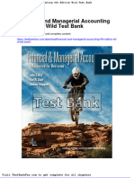 Dwnload Full Financial and Managerial Accounting 4th Edition Wild Test Bank PDF