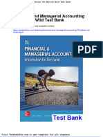 Dwnload Full Financial and Managerial Accounting 7th Edition Wild Test Bank PDF