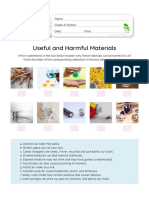 Useful and Harmful MaterialsF