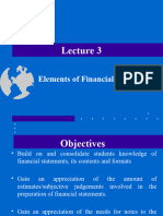 Lecture 3 - Elements of Financial Statements - JJ