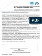 Anexo 1 Al Contrato de Prestación de Servicios de Telecomunicaciones, para Prevenir Y Contrarrestar La Explotación Y La Pornografía Infantil