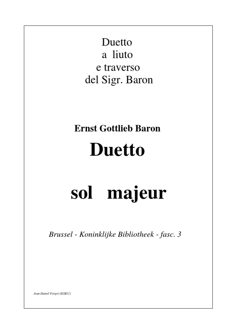 Egb11 Duetto Musical Forms Elements Of Music