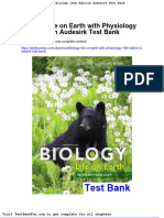 Dwnload Full Biology Life On Earth With Physiology 10th Edition Audesirk Test Bank PDF