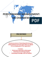 Performance Management Overview - BCT 2407