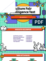 Culture Fair Intelligence Test (CFIT) - Administrasi Tes Psikologi - Tes Kognitif