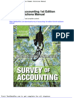 Dwnload Full Survey of Accounting 1st Edition Kimmel Solutions Manual PDF