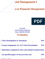1. Introduction to Financial Management