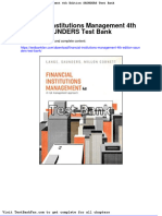 Dwnload Full Financial Institutions Management 4th Edition Saunders Test Bank PDF
