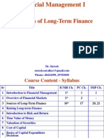 Sources of Long-Term Finance