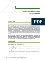 2020:21 Unit 2 - The External Business Environment