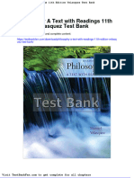 Dwnload Full Philosophy A Text With Readings 11th Edition Velasquez Test Bank PDF