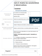 Examen - (AAB02) Cuestionario 2 - Analice Las Características para Un Desarrollo Laboral Exitoso