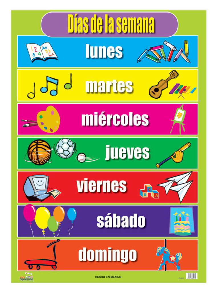 Días de La Semana | PDF