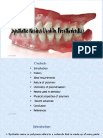Synthetic Resins in Dentistry