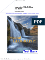 Dwnload Full Physical Geography 11th Edition Petersen Test Bank PDF