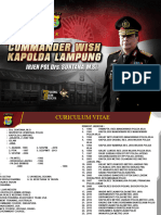 Commander Wish Kapolda Lampung
