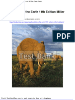 Dwnload Full Sustaining The Earth 11th Edition Miller Test Bank PDF