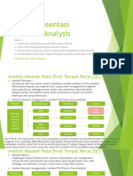 Tugas Presentasi Problem Analisis