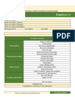 Employee 360 Degree Performance Evaluation Form Template 7