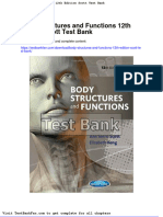 Dwnload Full Body Structures and Functions 12th Edition Scott Test Bank PDF