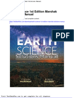 Dwnload Full Earth Science 1st Edition Marshak Solutions Manual PDF