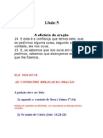 1 João Capitulo 5 Versiculo 14 Explicação .As Condições Biblicas Da Oração Autor David Alexandre Rosa Cruz