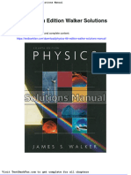Dwnload Full Physics 4th Edition Walker Solutions Manual PDF