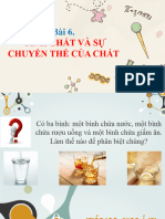 Sự Chuyển Thể Của Chất,