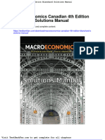 Dwnload Full Macroeconomics Canadian 4th Edition Blanchard Solutions Manual PDF