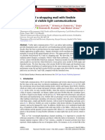 Coverage of A Shopping Mall With Flexible OLED-based Visible Light Communications