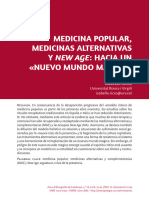 Medicina Popular, Medicinas Alternativas y New Age: Hacia Un Nuevo Mundo Mágico