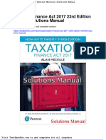 Dwnload Full Taxation Finance Act 2017 23rd Edition Melville Solutions Manual PDF