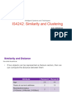 IS4242 W8 Similarity, NN and Clusters