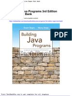 Dwnload Full Building Java Programs 3rd Edition Reges Test Bank PDF